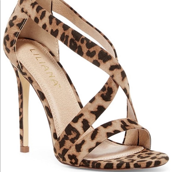 Liliana Shoes - Liliana | Criss Cross Satin Strappy Heels Tisha-31